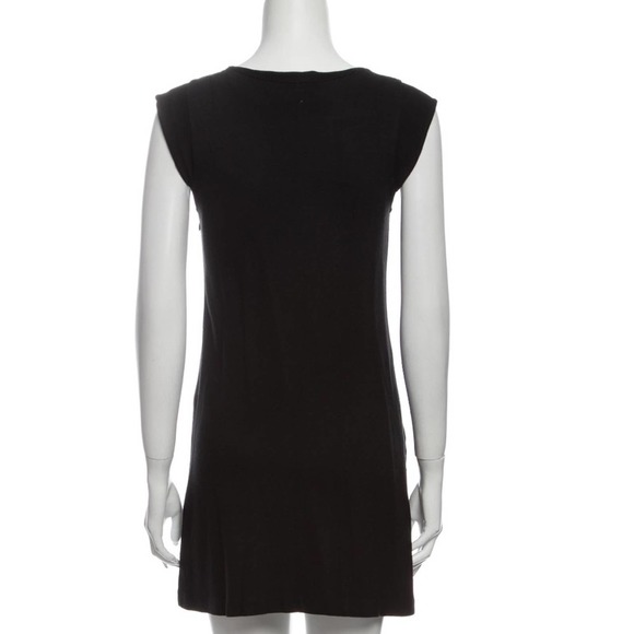 Tibi Dresses & Skirts - Tibi Black Short Sleeve Scoop Neck Midi Dress XS